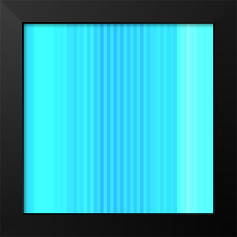 Pinstripes XXVI Black Modern Wood Framed Art Print by Grayscale