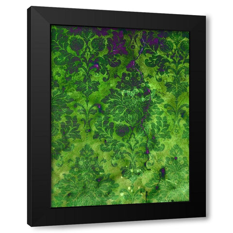 Pretty Pattern IV Black Modern Wood Framed Art Print by Grayscale