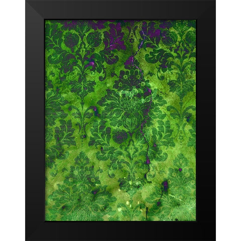 Pretty Pattern IV Black Modern Wood Framed Art Print by Grayscale