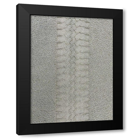 Sand Stripe I Black Modern Wood Framed Art Print by Grayscale