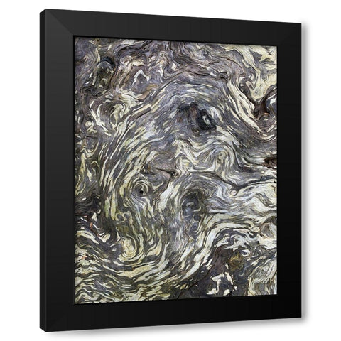 The Scream II Black Modern Wood Framed Art Print with Double Matting by Grayscale