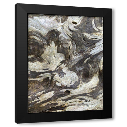 The Scream III Black Modern Wood Framed Art Print with Double Matting by Grayscale