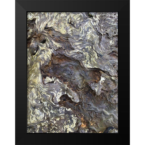 The Scream IV Black Modern Wood Framed Art Print by Grayscale