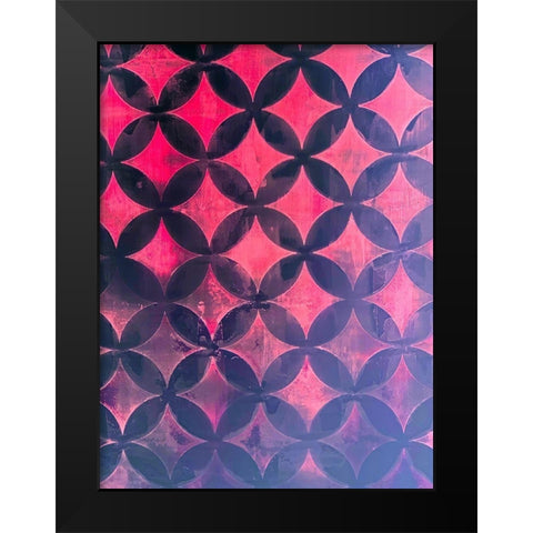 Diamonds IV Black Modern Wood Framed Art Print by Grayscale