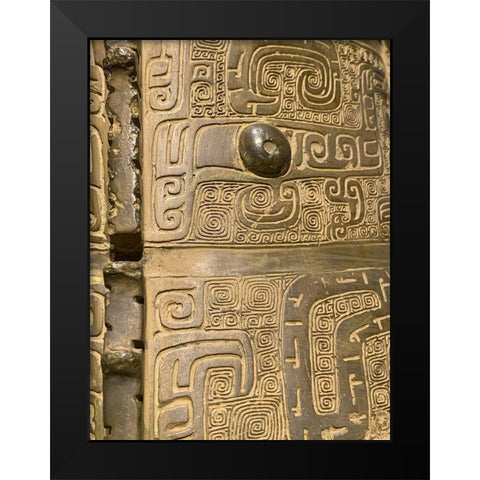 Metal Casting I Black Modern Wood Framed Art Print by Grayscale