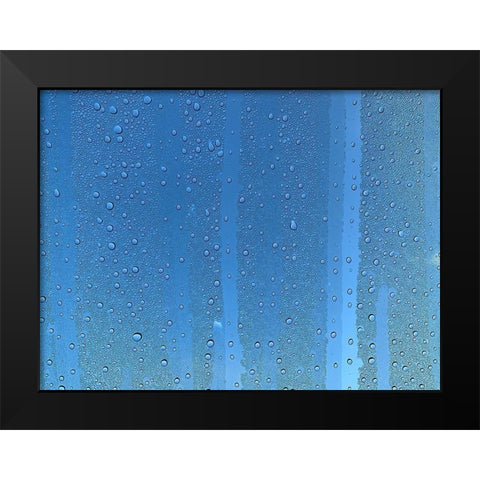 Rain Stripe II Black Modern Wood Framed Art Print by Grayscale