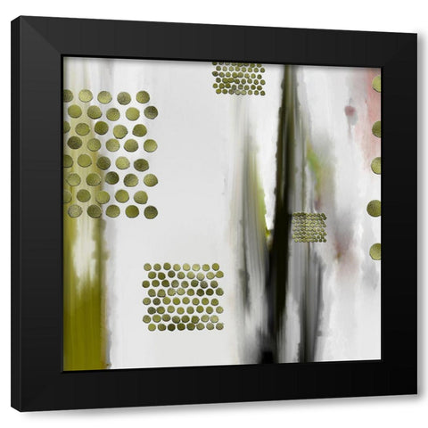 Blank Spaces 3 Black Modern Wood Framed Art Print by Tenoever, William