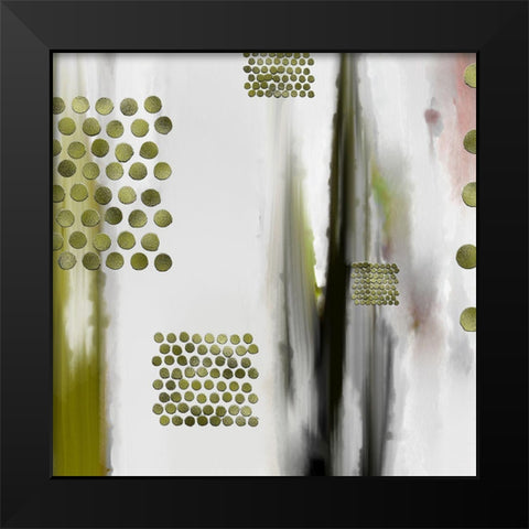 Blank Spaces 3 Black Modern Wood Framed Art Print by Tenoever, William
