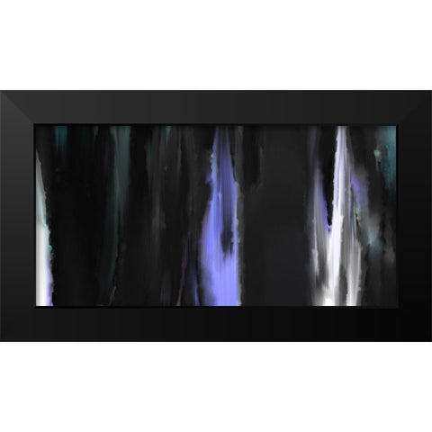 Blank Spaces 4 Black Modern Wood Framed Art Print by Tenoever, William