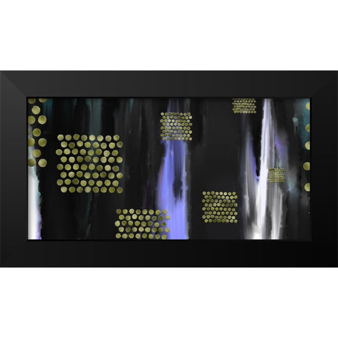 Blank Spaces 6 Black Modern Wood Framed Art Print by Tenoever, William