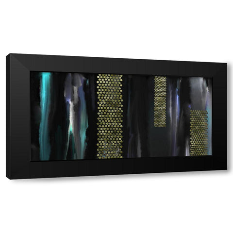 Blank Spaces 7 Black Modern Wood Framed Art Print with Double Matting by Tenoever, William
