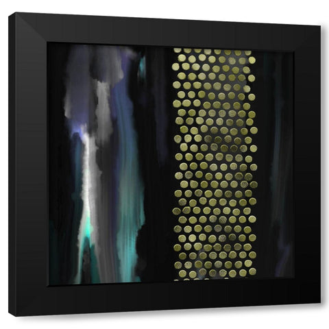 Blank Spaces 8 Black Modern Wood Framed Art Print with Double Matting by Tenoever, William