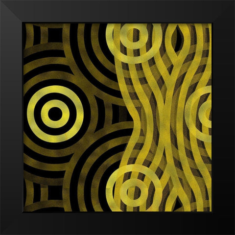 Veil 1 Black Modern Wood Framed Art Print by Tenoever, William
