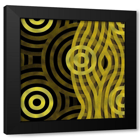 Veil 2 Black Modern Wood Framed Art Print with Double Matting by Tenoever, William