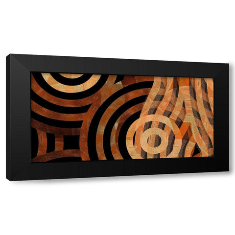 Direction 2 Black Modern Wood Framed Art Print with Double Matting by Tenoever, William