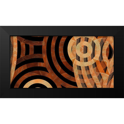 Direction 5 Black Modern Wood Framed Art Print by Tenoever, William