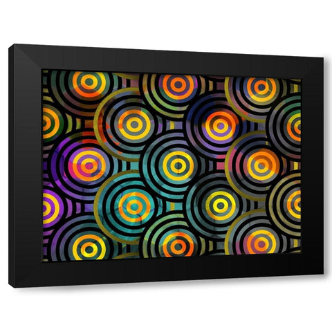 Shields 2 Black Modern Wood Framed Art Print with Double Matting by Tenoever, William