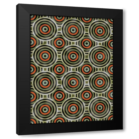 Shields 4 Black Modern Wood Framed Art Print by Tenoever, William