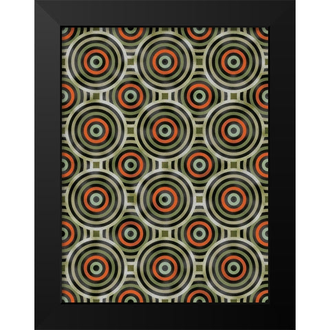 Shields 4 Black Modern Wood Framed Art Print by Tenoever, William