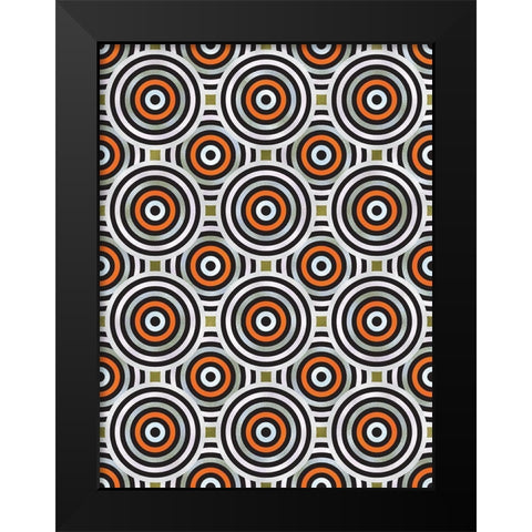 Shields 5 Black Modern Wood Framed Art Print by Tenoever, William