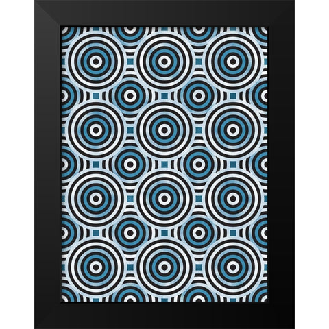 Shields 6 Black Modern Wood Framed Art Print by Tenoever, William