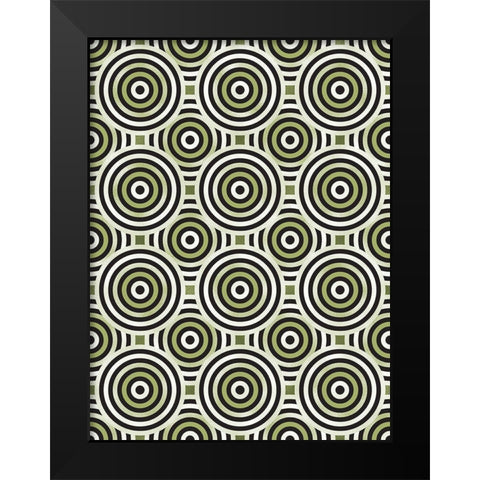 Shields 8 Black Modern Wood Framed Art Print by Tenoever, William
