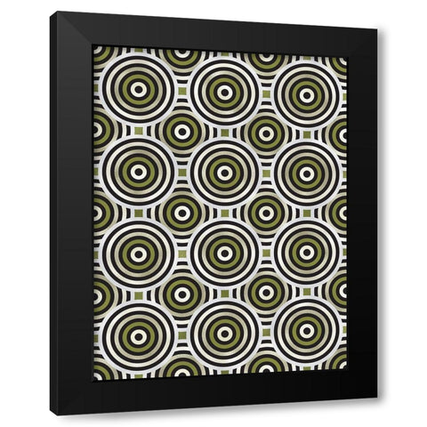 Shields 9 Black Modern Wood Framed Art Print with Double Matting by Tenoever, William