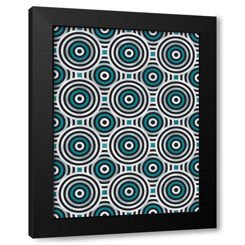 Shields 10 Black Modern Wood Framed Art Print with Double Matting by Tenoever, William