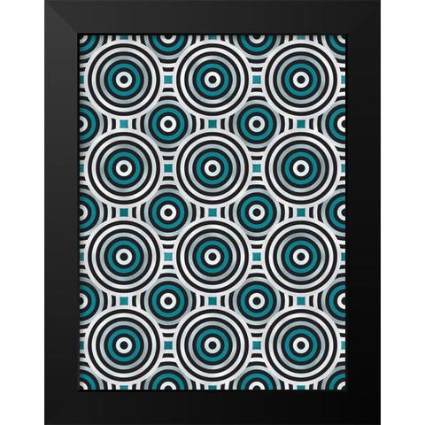 Shields 10 Black Modern Wood Framed Art Print by Tenoever, William