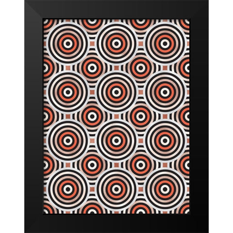 Shields 11 Black Modern Wood Framed Art Print by Tenoever, William