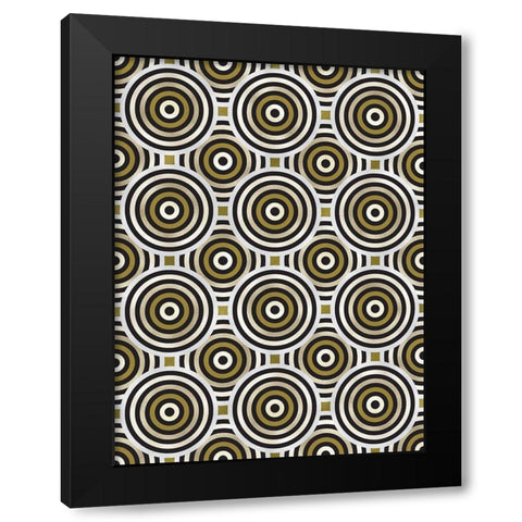 Shields 12 Black Modern Wood Framed Art Print by Tenoever, William