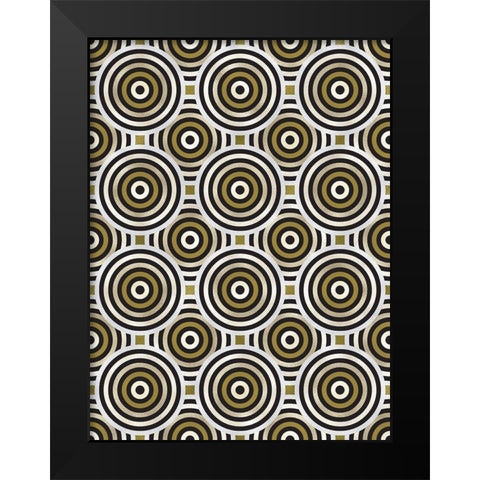 Shields 12 Black Modern Wood Framed Art Print by Tenoever, William