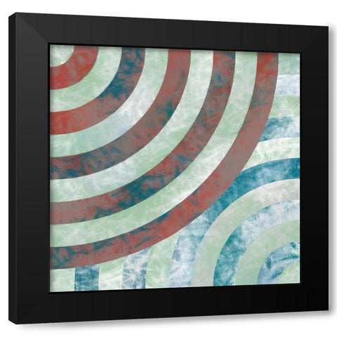 Turnabout B Black Modern Wood Framed Art Print by Tenoever, William