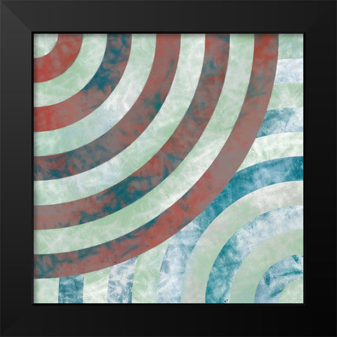 Turnabout B Black Modern Wood Framed Art Print by Tenoever, William