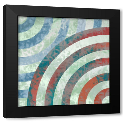 Turnabout C Black Modern Wood Framed Art Print with Double Matting by Tenoever, William
