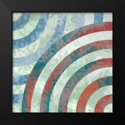 Turnabout C Black Modern Wood Framed Art Print by Tenoever, William
