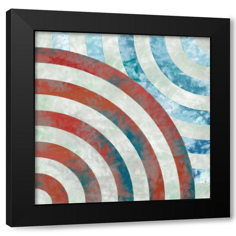 Turnabout D Black Modern Wood Framed Art Print with Double Matting by Tenoever, William