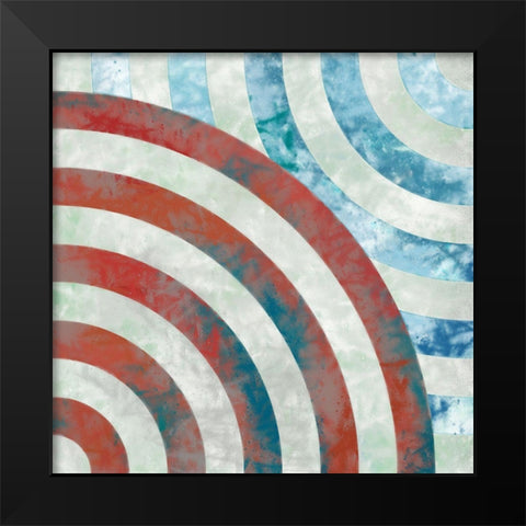 Turnabout D Black Modern Wood Framed Art Print by Tenoever, William