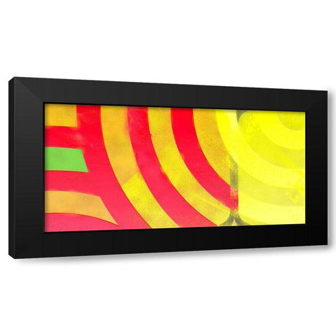 Graffiti in Red 3 Black Modern Wood Framed Art Print by Tenoever, William