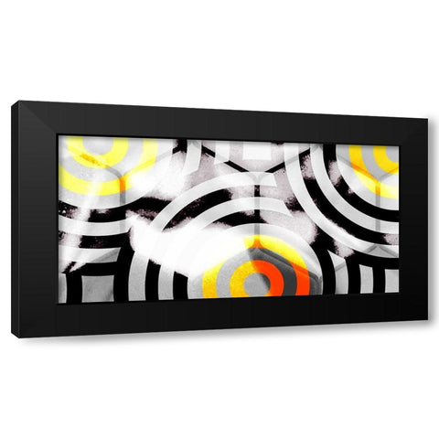 Honeycomb 2 Black Modern Wood Framed Art Print by Tenoever, William