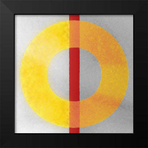 On Your Mark Black Modern Wood Framed Art Print by Tenoever, William