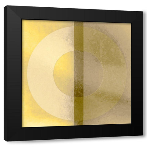 Gong Black Modern Wood Framed Art Print by Tenoever, William