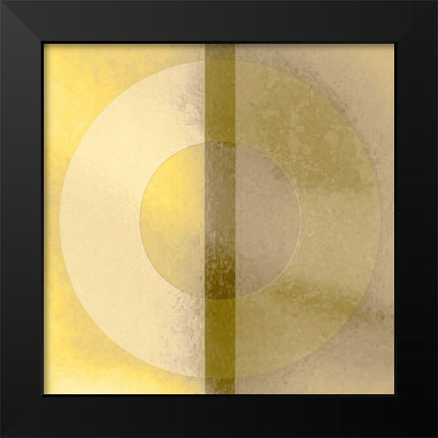Gong Black Modern Wood Framed Art Print by Tenoever, William