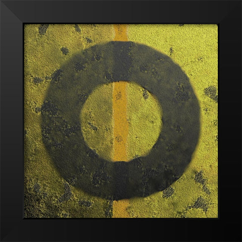 Brass Caps Black Modern Wood Framed Art Print by Tenoever, William