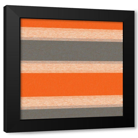 Soft Stripes 2 Black Modern Wood Framed Art Print with Double Matting by Tenoever, William