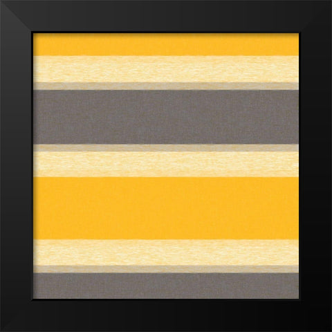Soft Stripes 3 Black Modern Wood Framed Art Print by Tenoever, William