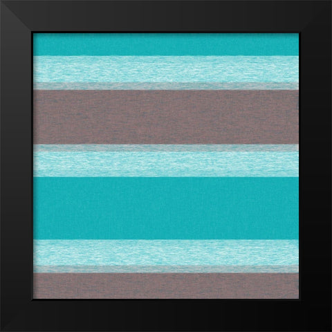 Soft Stripes 4 Black Modern Wood Framed Art Print by Tenoever, William