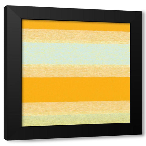 Soft Stripes 5 Black Modern Wood Framed Art Print with Double Matting by Tenoever, William