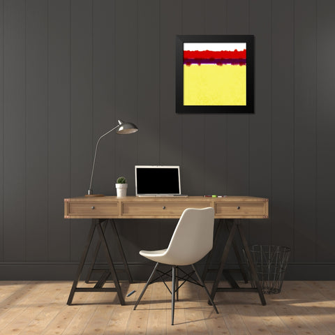 Fields of Gold Black Modern Wood Framed Art Print by Tenoever, William