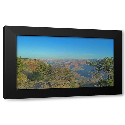 Grand Canyon 7: North Rim Black Modern Wood Framed Art Print by Popcorn